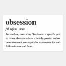 Search for obsessed stickers Aesthetic