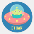 Search for space alien stickers Spaceship