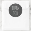 Search for chalkboard thank you stickers White