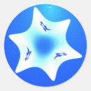 Search for white fractal stickers Blue