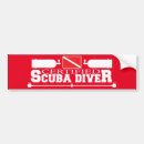 Search for scuba diver bumper stickers Diving