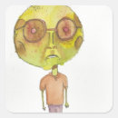 Search for horror square stickers Zombie