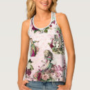 Search for on pink all over print womens tank tops cute