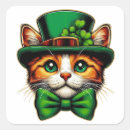 Search for irish cats stickers Green