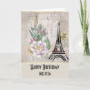 Search for eiffel tower birthday cards Paris