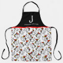 Search for black and white chicken aprons Modern