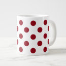 Search for red circle mugs Polka dots