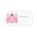 Search for a little princess return address labels Cute