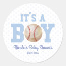 Search for sport baby shower stickers It's a boy