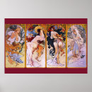 Search for four seasons posters Mucha