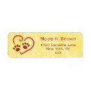 Search for return address return address labels Yellow