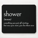 Search for shower standard mouse mats Black