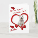 Search for westie valentines day cards Dog