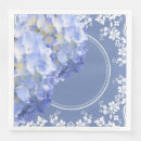 Search for blue hydrangea napkins Birthday