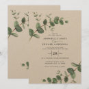 Search for kraft paper wedding invitations Watercolor
