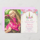 Search for pink unicorn invitations Unicorns