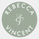 Search for sage green wedding stickers Boho