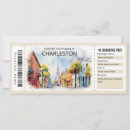Search for charleston south carolina invitations Watercolor
