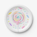 Search for lollipop plates Candy party