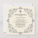 Search for boy and girl twin christening invitations Cross