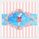 Search for rabbit square stickers First birthday