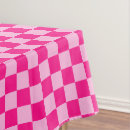 Search for light pink tablecloths Chequered