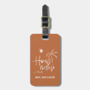 Search for palm tree luggage tags Typography