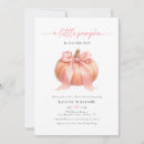 Search for little pumpkin on the way baby shower invitations Orange