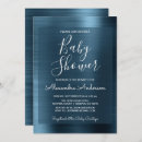 Search for metallic baby shower invitations Elegant