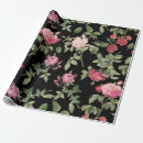 Search for black floral print wrapping paper Modern