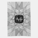 Search for black and white mosaic tea towels Geometric