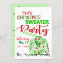 Search for ugly sweater christmas invitations Chalkboard