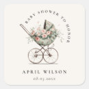 Search for stroller baby shower stickers Classic