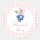 Search for pink bow thank you stickers Girl