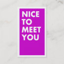 Search for nice business cards Purple