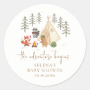 Search for woodland baby shower stickers Adventure