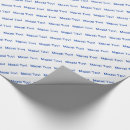 Search for judaism wrapping paper Blue