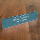 Search for teal name plates Minimalist