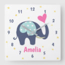 Search for pink elephant nursery art Cute