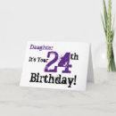 Search for 24th birthday cards Black