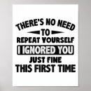 Search for ignoring posters Funny