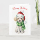 Search for poodle christmas cards Winter