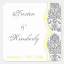 Search for yellow damask stickers Grey