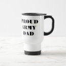 Search for proud army dad mugs Military