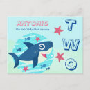 Search for baby shark boy birthday invitations Fish