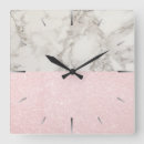Search for white glitter clocks Pink