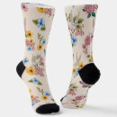 Search for floral socks Flower pattern