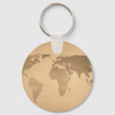 Search for vintage world map key rings Earth
