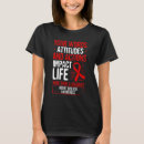 Search for stroke disease tshirts Red