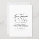 Search for black letters invitations Minimalist